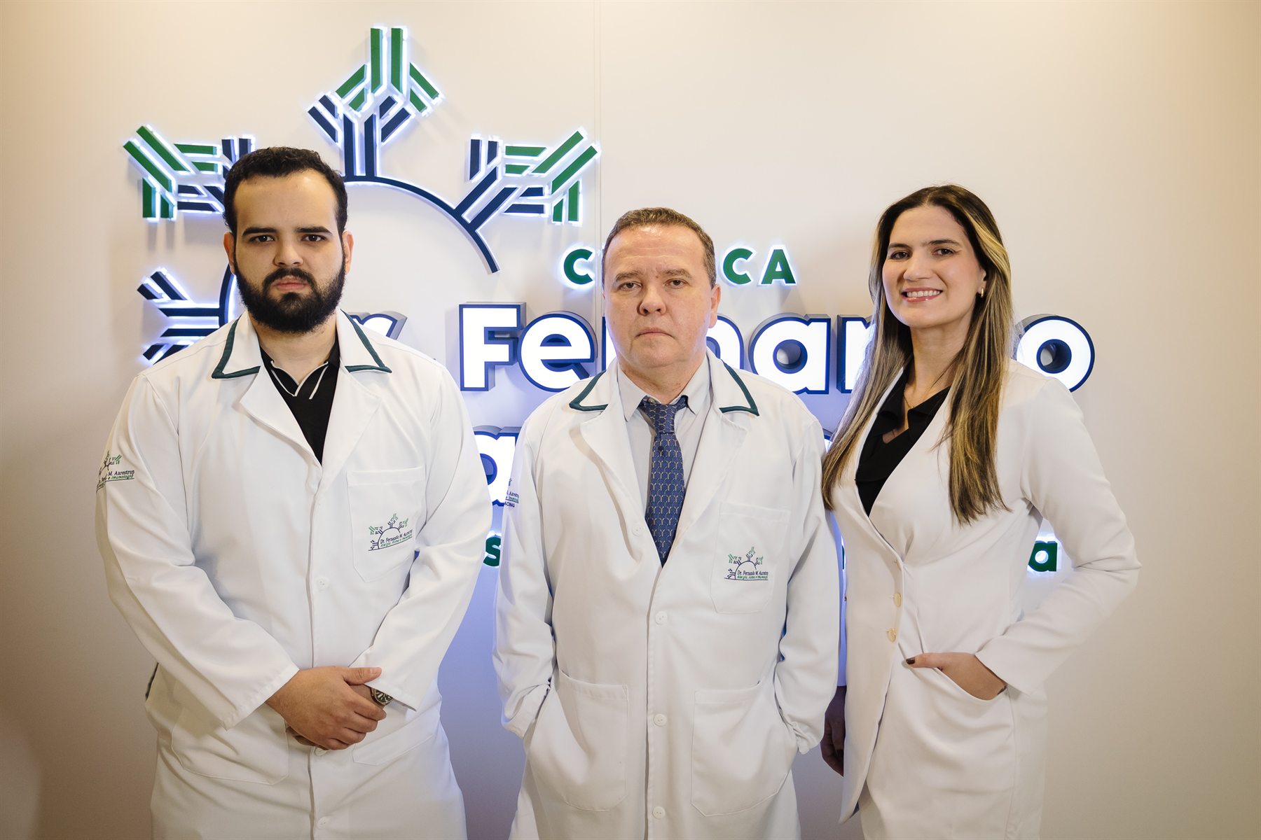 Corpo clinico da Clinica Dr. Fernando Aarestrup